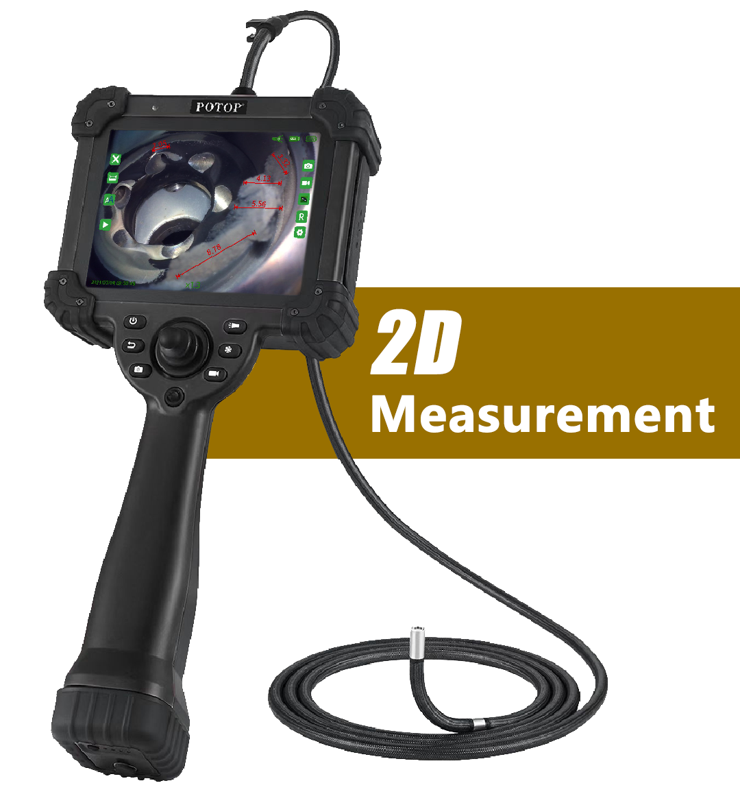 2D measurement borescope (endoscope)