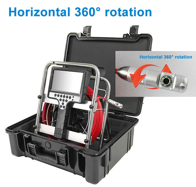 CB7 Series 7＂screen Pipe Inspection Video Borescope Sewer Drain Camera