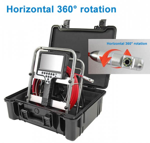 CB7 Series 7＂screen Pipe Inspection Video Borescope Sewer Drain Camera