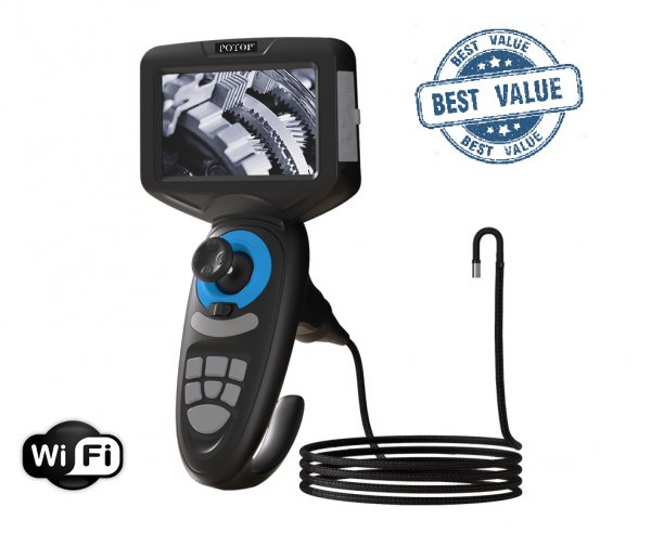 DA4 Series 4.5＂ HD Video Borescope Tungsten Probe 360°