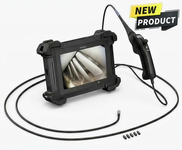 KM10 Series 10" HD Video Borescope Tungsten Probe 360°